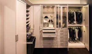 painted mdf wardrobe closet lighting